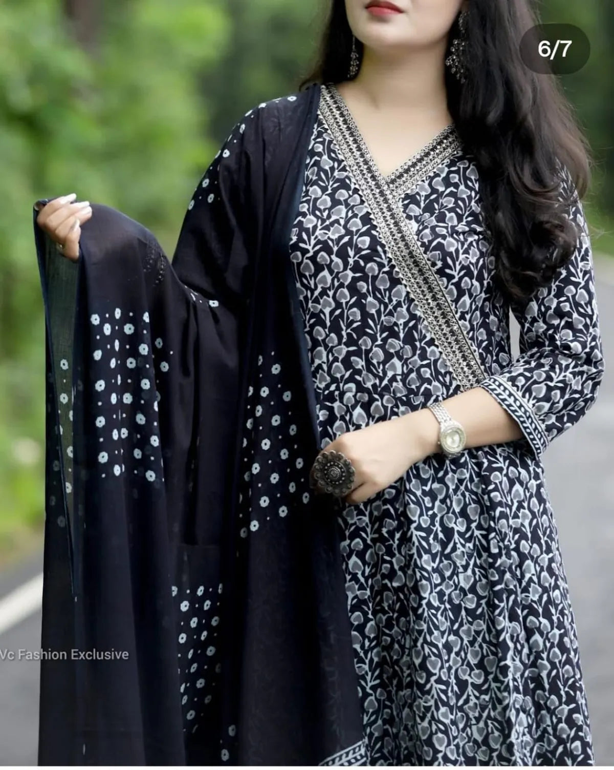 Multicolor Viscose Rayon Kurta and Pant Set with Dupatta